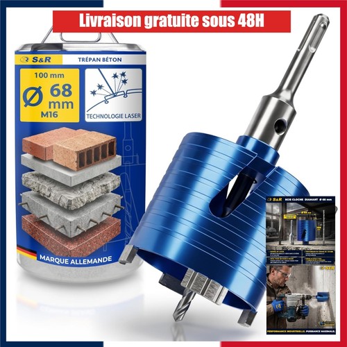 Scie cloche diamant béton - , 68