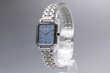 Vintage 1979 [N MINT] SEIKO 1400-5130 Blue Dial Slim Classic Mens Qz Watch JAPAN