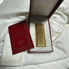 Briquet Cartier plaqué or