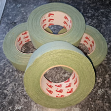 BRITISH ARMY PATTERN GREEN SCAPA SNIPER TAPE, 50mm x 50m x 4 ROLLS