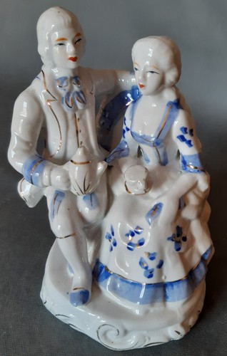 Figurine porcelaine opaque - figurine,