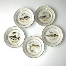Lot 5 assiettes plates MOULIN