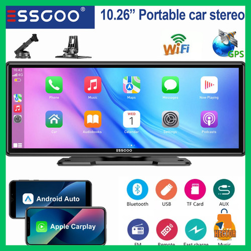 Essgoo autoradio 26 - autoradio, 10,26"