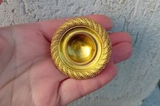 OLD FURNITURE HANDLE button, bronze or brass EMPIRE STYLE D=4.9 cm No. 10B