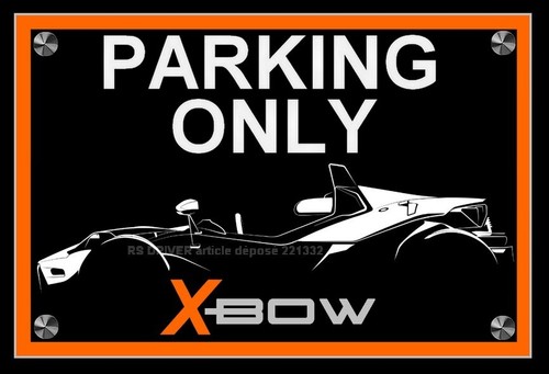 Plaque parking only - only, ktm