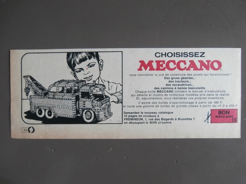 Advertising meccano truck - advertising,