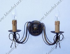 Applique A 2 Lumières Fer