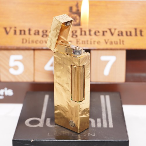 Briquet dunhill plaque dorée - plaque,