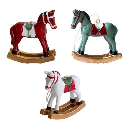 Statue cheval noël - statue,