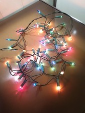  guirlande électrique Lumineuse Déco Sapin Noël 50 Lampes Multicolore Clignotant