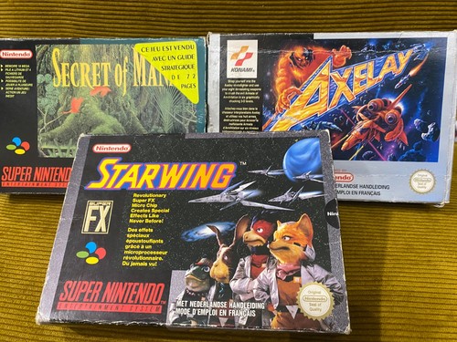 Lot boîtes jeux super - boîtes,