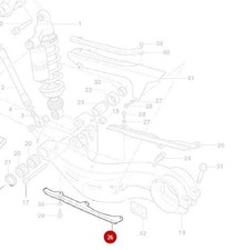 Patin Chaîne Inférieure 44710201A Ducati Superbike 996-916-748