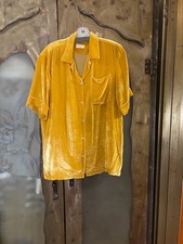Dries Van Noten Beautiful Silk Velvet Women's Blouse, size 36 = U.S. 8-10-12!