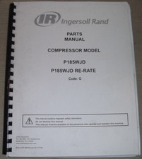 Ingersoll Rand P185WJD Manuel