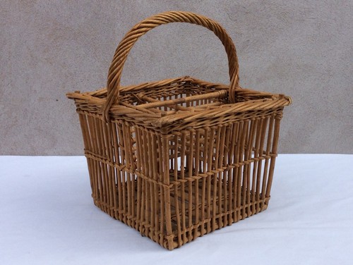 Porte bouteilles osier - porte,