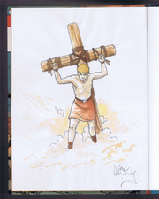 BELLE DEDICACE  Eric LENAERTS  sur ALIX  LE PRINCE DU NIL  Jacques MARTIN  TBE