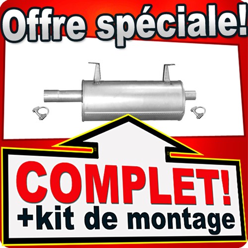 Silencieux intermédiaire pour - silencieux,