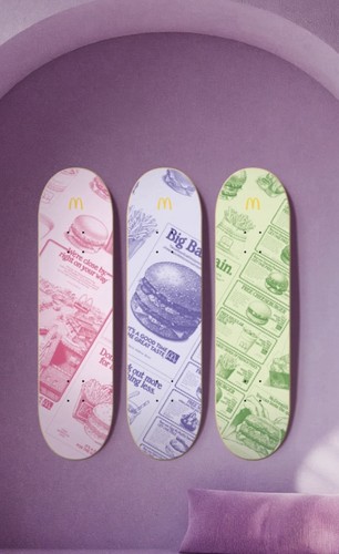 Planche skate mcdonald s - planche, mcdonald's