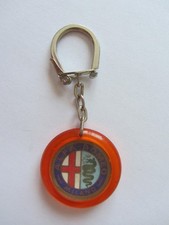 1980's "ALFA ROMEO Austin-Morris MG - Poitiers 86 Garage" Keyring