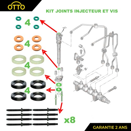 Kit joint injecteur - joint,