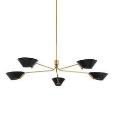 Lustre Sputnik À Cinq Ombres