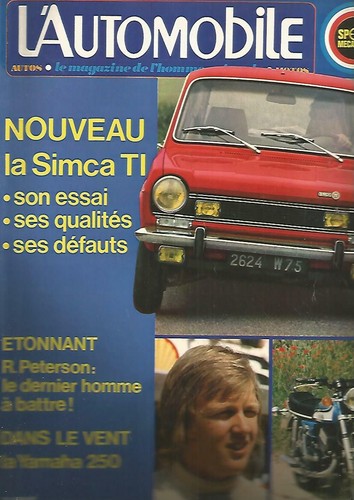 Automobile 327 simca 1100 - l'automobile,