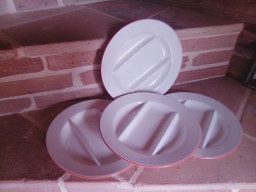 Lot assiettes à asperges - de, 4