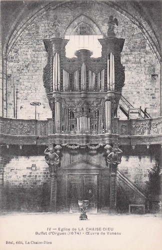 Chaise dieu eglise de - dieu,