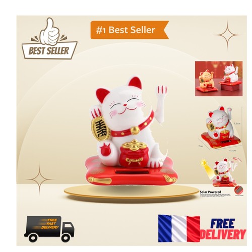 Lucky cat maneki neko solaire - cat,