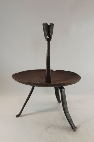 Ancien bougeoir fer forgé - bougeoir, en