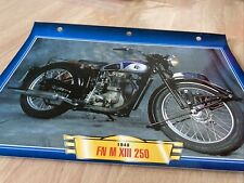 FN 250 M XIII 1948 fiche carte