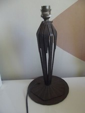 Ancien pied de lampe art deco fer forgé  Art Nouveau no Brandt