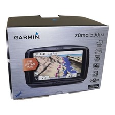 USED Garmin Zumo 590LM Motorcycle GPS W/BOX