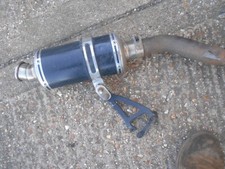 honda cb500 fa.k black widow stubby silencer