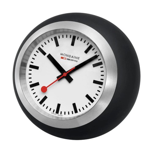 Horloge globe table - horloge, noire