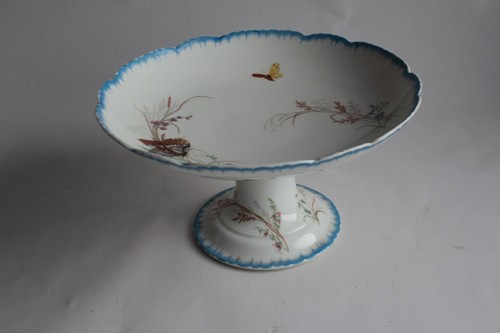 Coupe sur pied porcelaine
