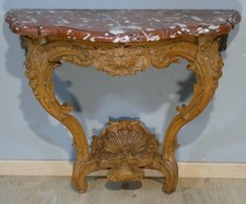 Console Régence en chêne