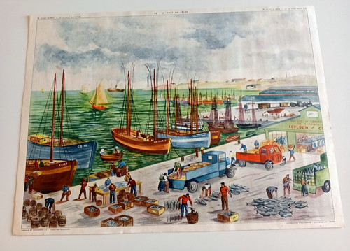 Affiche scolaire port - le, de