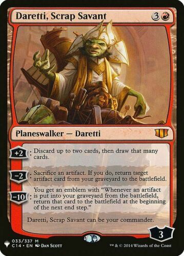 Mtg magic daretti scrap - scrap, savant
