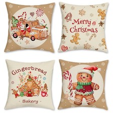 Housse de Coussin Noël Pain