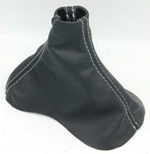 black gearbox headset for Opel Astra J - (yoc. 2009-2015) grey genuine leather stitching