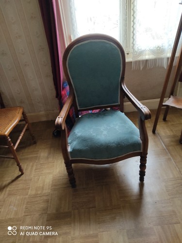 Fauteuil voltaire bleu - voltaire,
