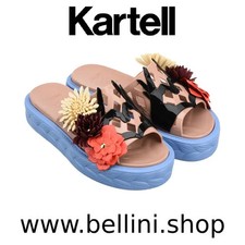 KARTELL CLAUDIA Blue and Beige Sandal