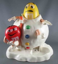 M&M's Candy Dispenser - Snow Red and Yellow