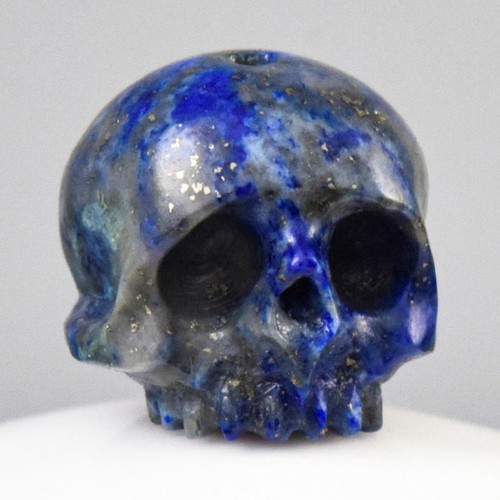 Perle crâne humain lapis - crâne,