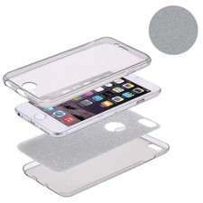 Full Étui TPU pour Apple IPHONE 5/5s / Se Housse Tél. Portable Scintillant Gris