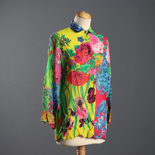 Chemise versace vintage soie - versace,