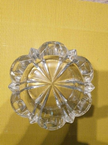 Cendrier cristal ancien - cristal,