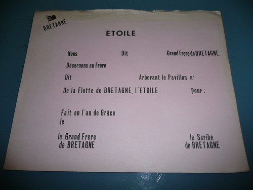 Bretagne etoile franc - etoile,