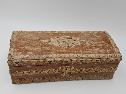 Boîte ancienne coffret bois - /,